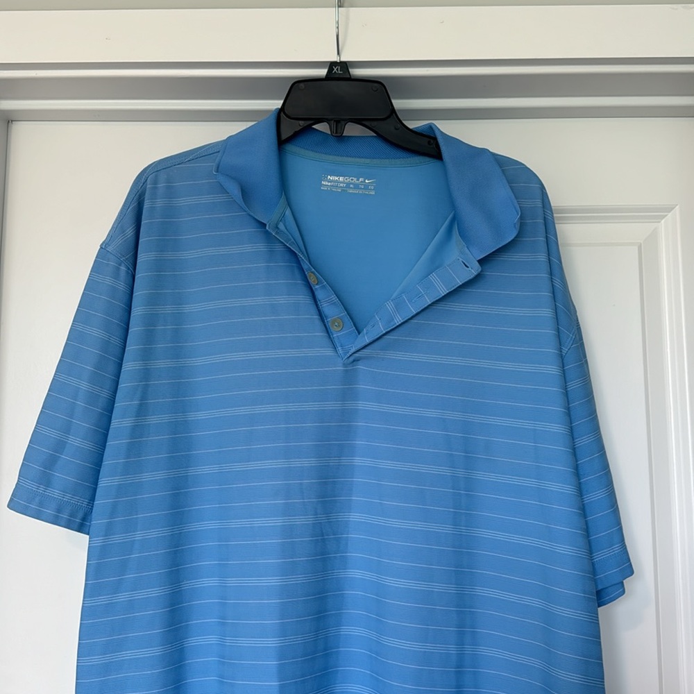 Nike Golf Blue Polo XL